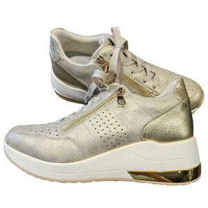 Renato Garini 2210 Gold Sneakers - Size 40